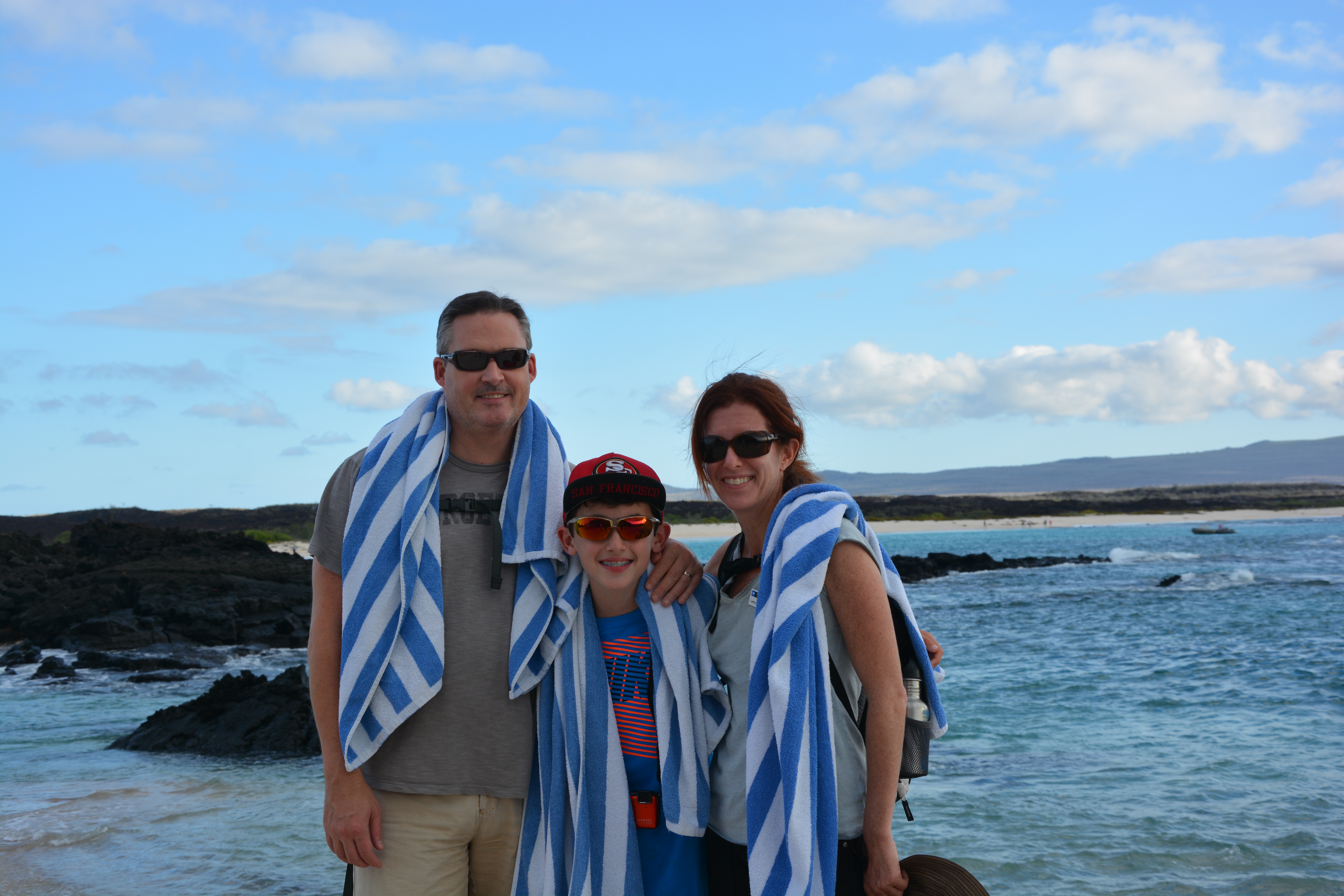 by the sea with three the galapagos eucador south america travel with children kids