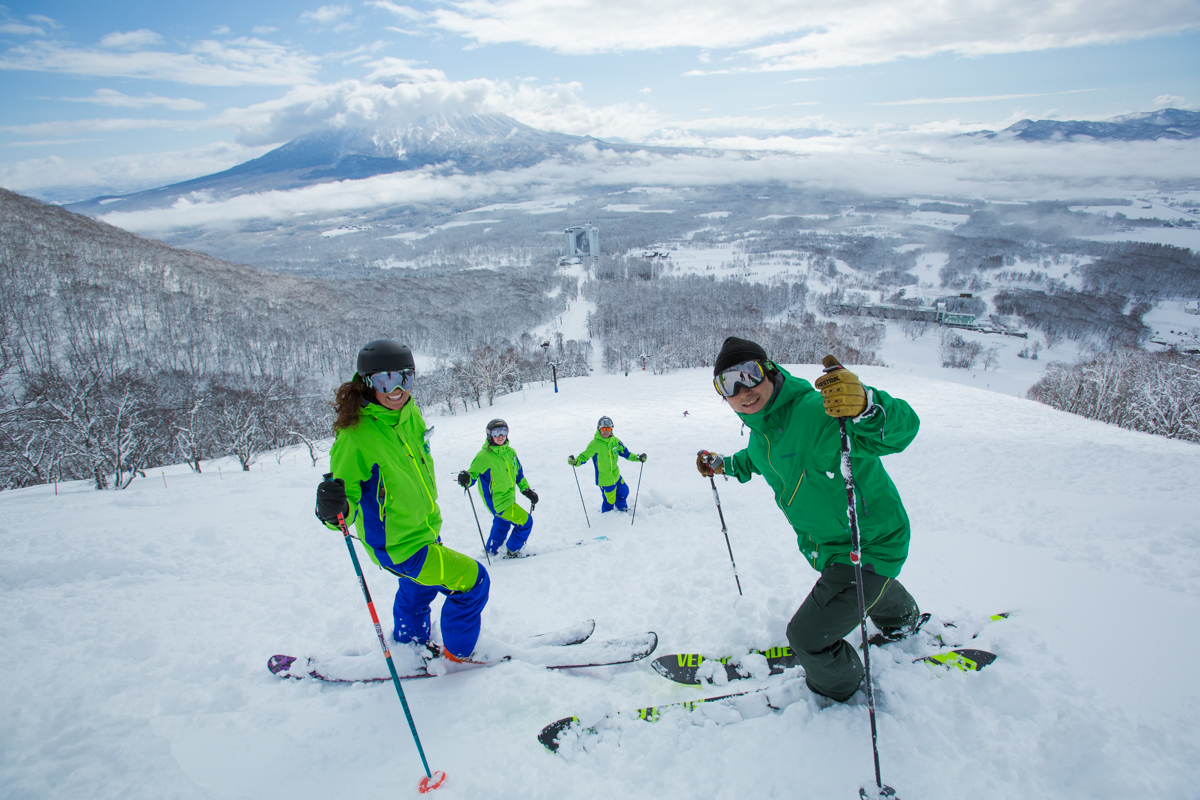 ski with kids family skiing by the sea with three best ski resorts