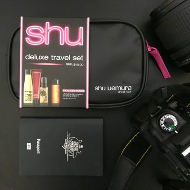 Shu Uemura Luxury Haircare Beauty By the Sea with Three Travel Accessories