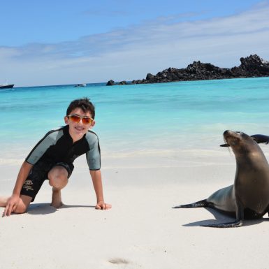 Galapagos Islands Eucador Amie OShaughnessy Travel with Kids Holidays with children By the Sea with three